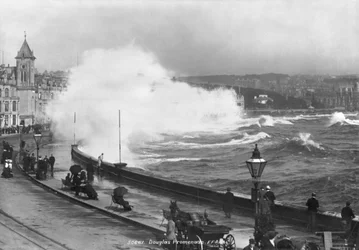 Promenade in Douglas, frühes 20. Jahrhundert